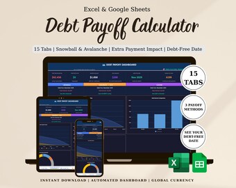 Paycheck Budget Spreadsheet, Biweekly Budget Planner for Google Sheets and Excel