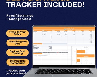 Simple Budget Planner Spreadsheet, Beginner Monthly Expense Tracker for Google Sheets Excel