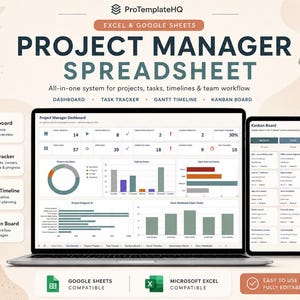 Task Tracker Excel, Kanban Board And Project Planner For Google Sheets