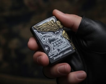 Harley Davidson Feuerzeug in Schwarz | Neu mit Tags | Stilvolles VIP-Geschenk | Einzigartiges Luxusstück für Biker und Sammler