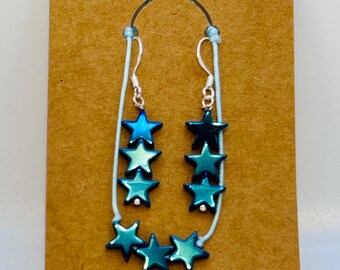 Star Charm Earring & Bracelet Set - Dainty Delicate Beautiful - Trendy Best Friend Gift - Waterproof -Customize -Handmade -FREE GIFT BAG