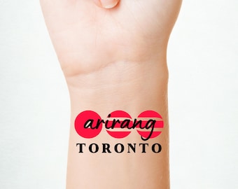 BTS Temporary Tattoo | Arirang World Tour Body Sticker