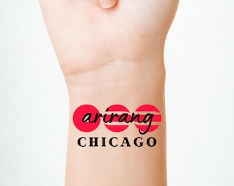 BTS Temporary Tattoo | Arirang World Tour Body Sticker