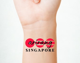 BTS Temporary Tattoo | Arirang World Tour Body Sticker