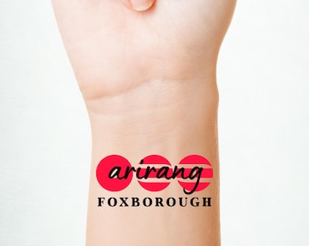 BTS Temporary Tattoo | Arirang World Tour Body Sticker