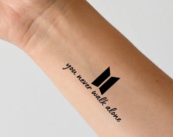BTS Temporary Tattoo | BTS Body Sticker