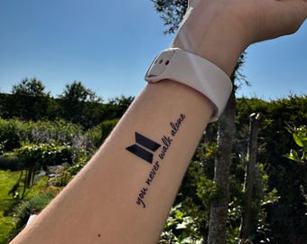 BTS Temporary Tattoo | BTS Body Sticker