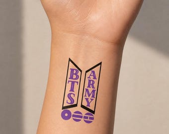 BTS ARMY Temporary Tattoo | Arirang Tattoo