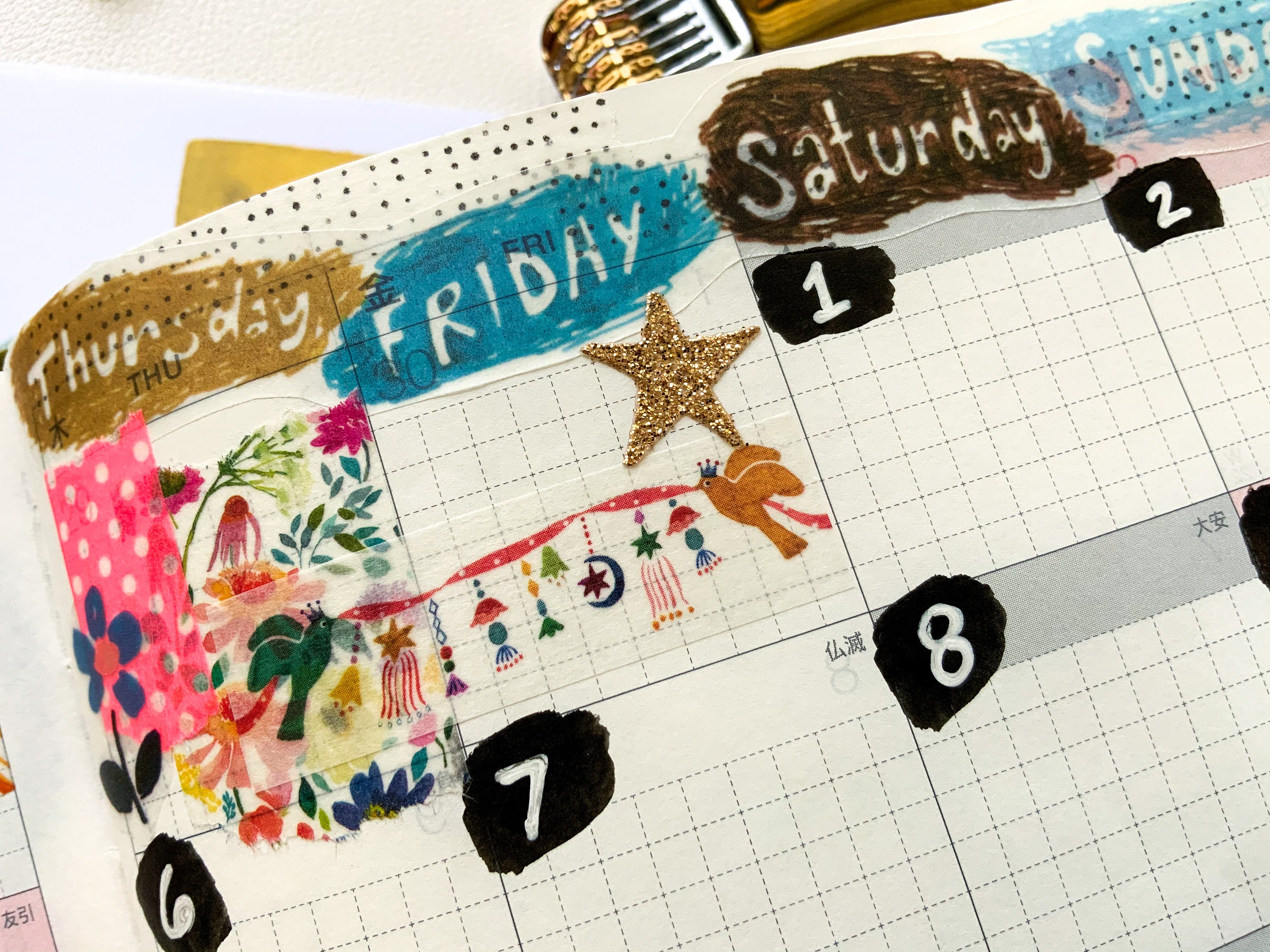 Handdrawn Hobo Weeklies Printable Planner Stickers Etsy