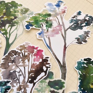 Watercolor Trees