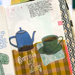 Tea Time Printable Journal Ephemera