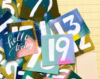 Bonjour Aujourd'hui Date Marqueurs Numéros