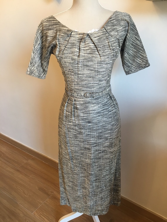 Vintage 1950's Lurex Cocktail Dress.