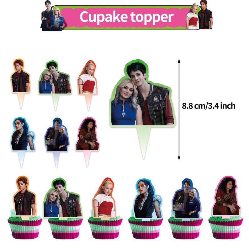 Zombies Birthday Party Supplies Kit | Banner, Balloons, Cake Toppers - Etsy