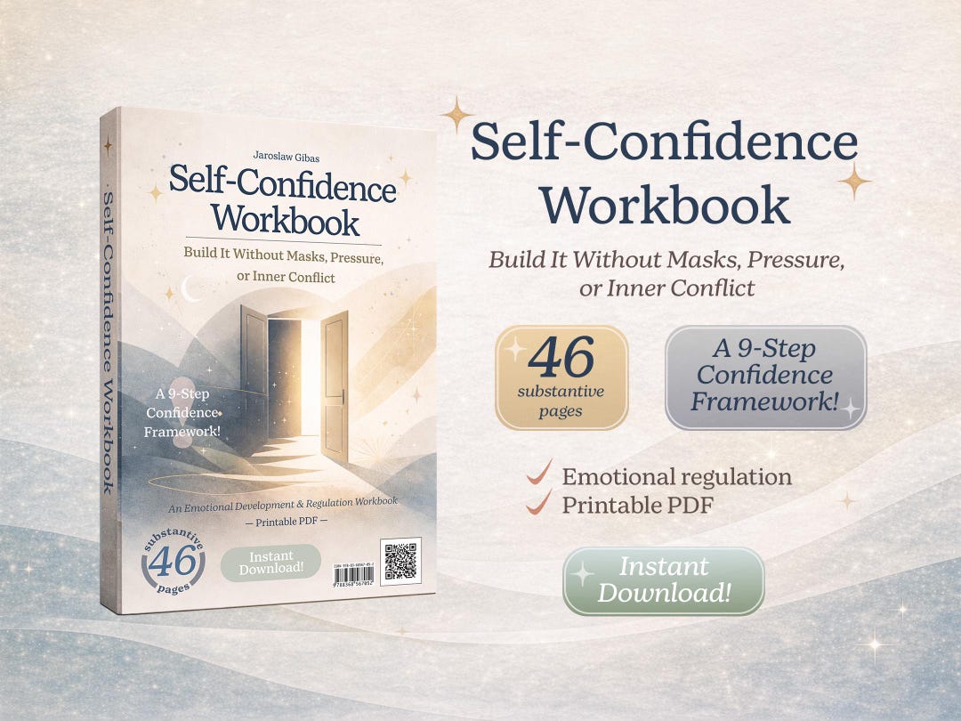 Self Confidence Workbook Printable PDF | Emotional Regulation ...