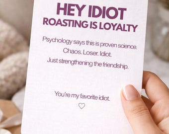 Biglietto d'auguri divertente per la migliore amica / Biglietto d'amicizia sarcastico / Biglietto d'auguri divertente per il compleanno della migliore amica / Biglietto d'amicizia irriverente / Regalo umoristico per la migliore amica / Formato A6