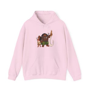 Moana and Maui Hoodie | Animated Polynesian Adventure Sweatshirt image 12