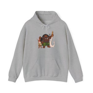Moana and Maui Hoodie | Animated Polynesian Adventure Sweatshirt image 10