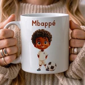 Personalized Soccer Boy Mug, Custom Name Cup for Kids, Football Fan Gift, Sports Lover Present, Just Because Gift for Kids, Gift for Boys