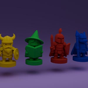 Miniatura y Meeple de Clank! Goblin — Archivos STL detallados para impresión 3D (5 modelos)
