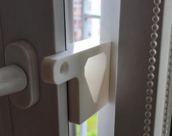 Window Tilt Stopper — prevents tilt‑open windows from slamming shut due to drafts