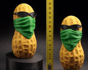 The Burnt Peanut Figurine 15.5cm | Streamer Collectible | Funny Gamer Desk Decor