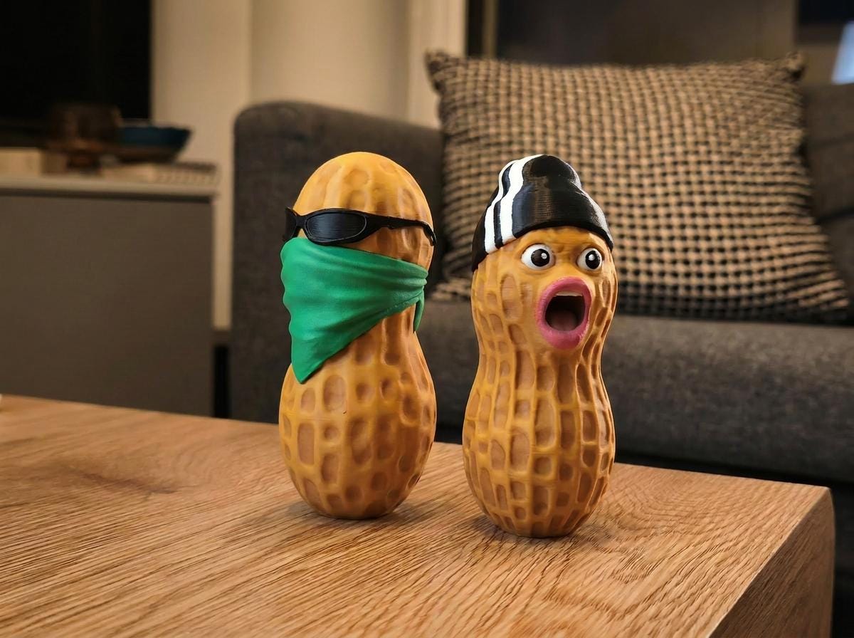 The Burnt Peanut Figurine | 12 Cm | Bungulator Collectible | Desk