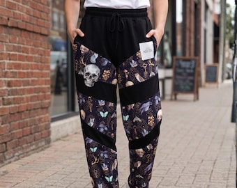 Persephone Descent Unisex Wide-leg joggers - Gothic Activewear - Inclusive Sizing 2XS-6XL