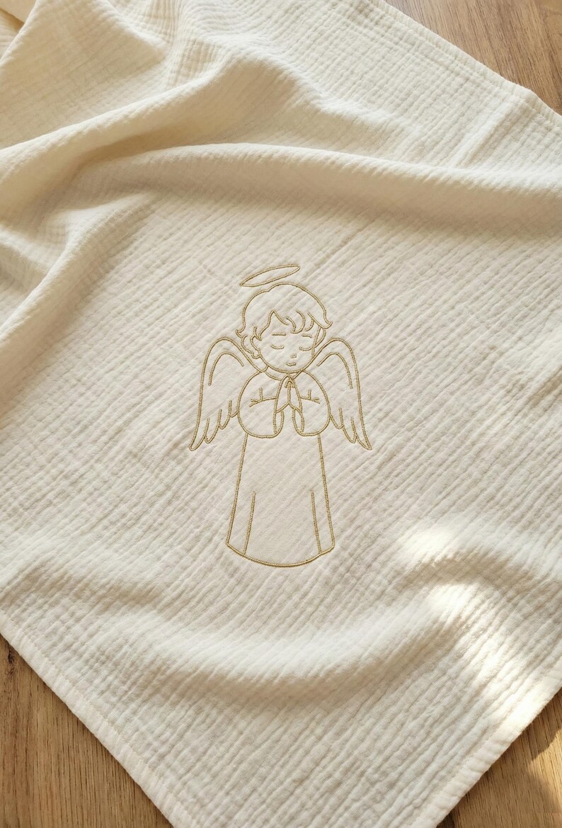 Angel Cloth Design Praying Angel Embroidery Design, Christian Religious Design, Baptism ...