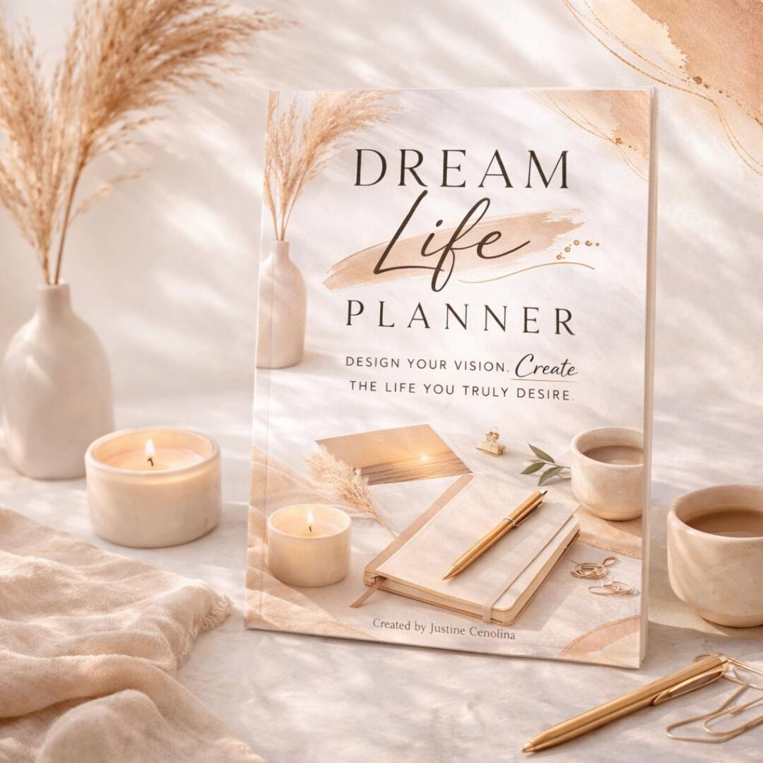 Dream Life Planner | Vision Board Journal | Future Self Planner | Goal ...