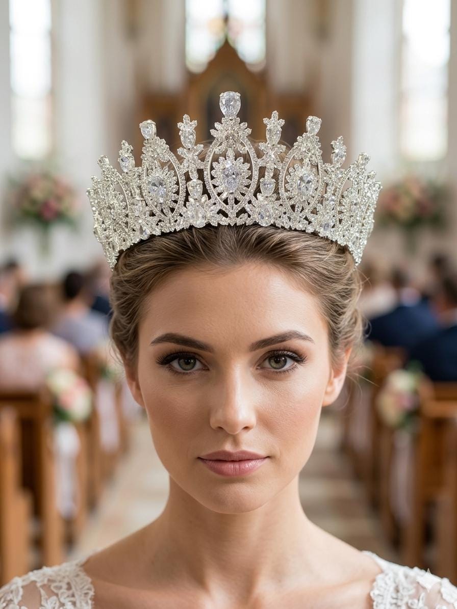 Vintage Pageant Tiara - Etsy display picture 1