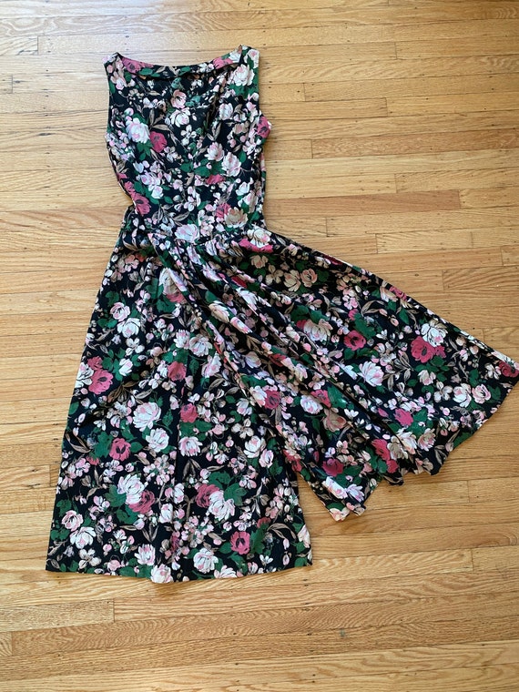 RARE* 1950s Jerry Gilden Wiggle Dress W/Front Plea