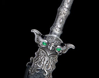 Hand Forged Samurai Katana, Full Tang 1065 High Carbon Steel, cosplay sword