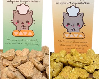 Cat Treats | Catnip | Pumpkin | Handmade | Naturally Vegan