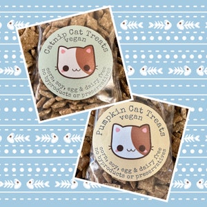 Cat Treats | Catnip | Pumpkin | Handmade | Naturally Vegan