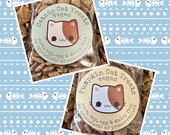 Cat Treats | Catnip | Pumpkin | Handmade | Naturally Vegan