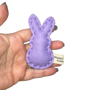 Bunny or Carrot cat toy organic catnip wool-blend felt image 8
