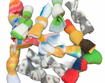 catnip candy | fleece cat toy | organic catnip | vegan | one dozen