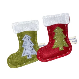 Stocking cat toy | organic catnip | wool-blend felt