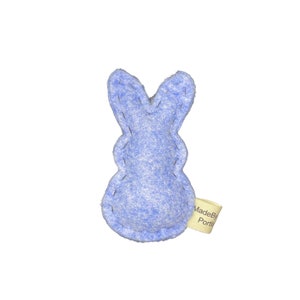 Bunny or Carrot cat toy organic catnip wool-blend felt Bunny Blue