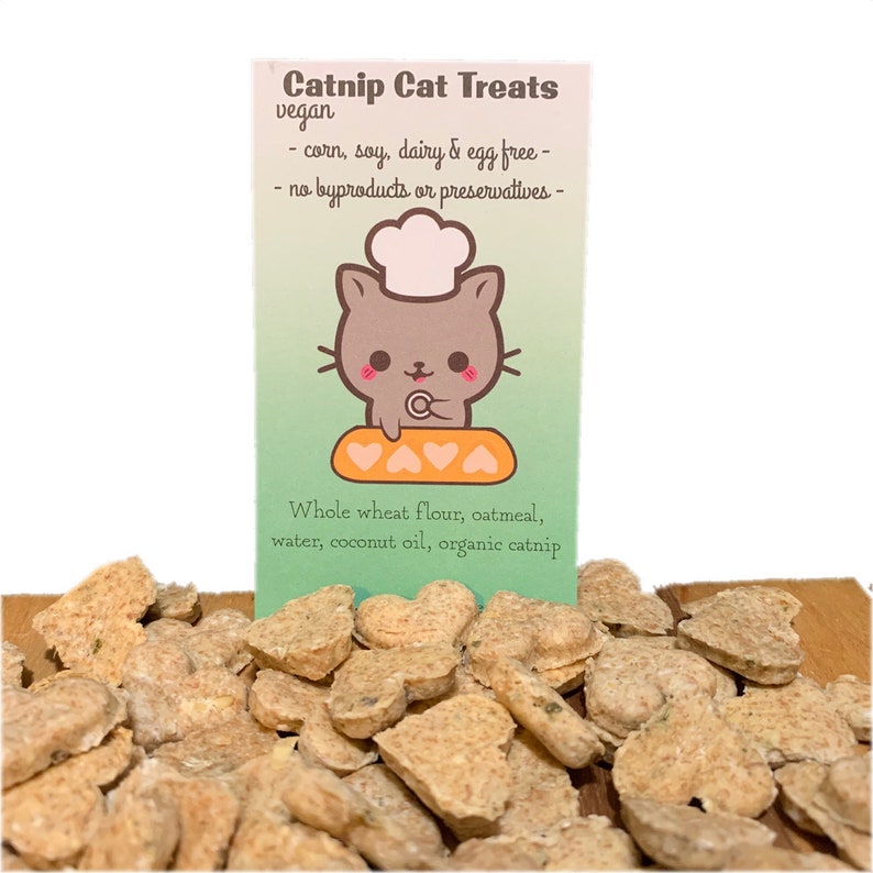 Cat Treats Catnip Pumpkin Handmade Naturally Vegan Catnip