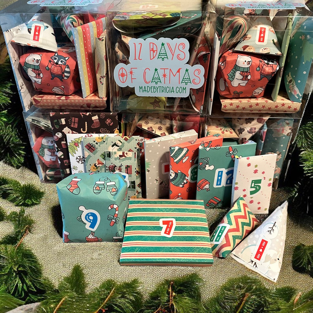 Cat Advent Calendar 12 Days of Catmas Etsy