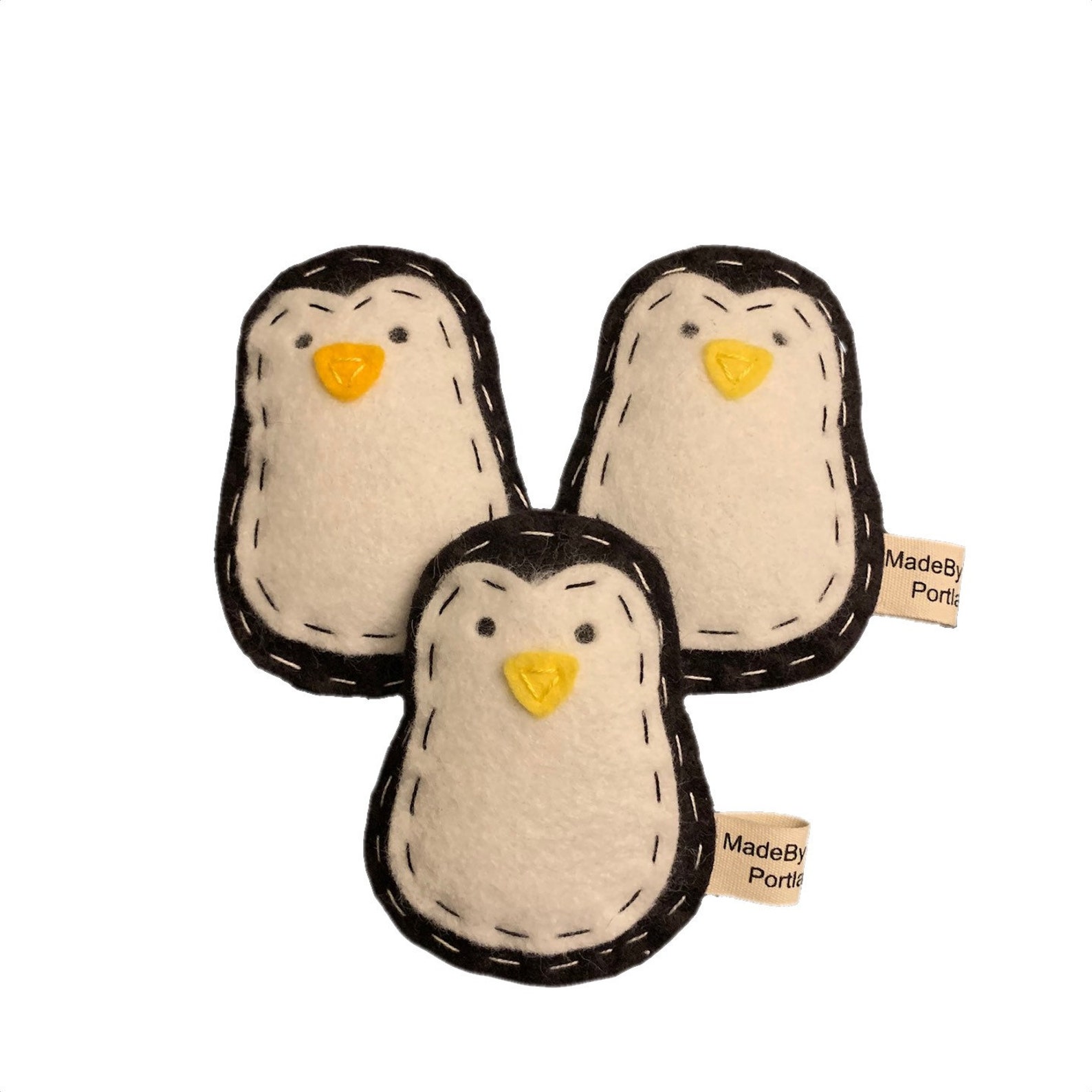 Penguin Cat Toy Organic Catnip Woolblend Felt Etsy