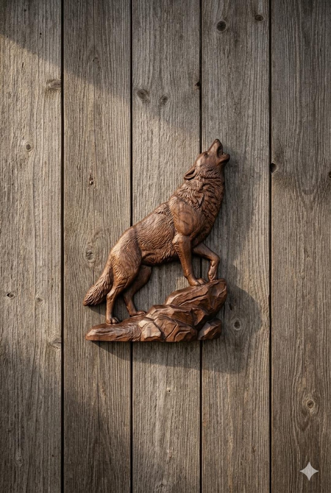 Howling Wolf 3D Relief CNC File | Vcarve CRV + Toolpaths | Wood Carving ...