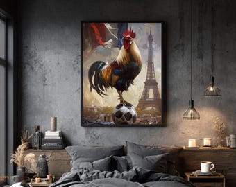 France Football World Cup Poster | Le Coq Sportif Artwork