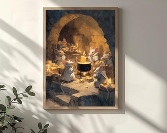 Cheese for Mice | Funny Animal Art | Animal Decor