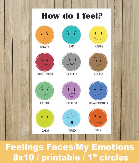 Feeling Chart Faces Printable