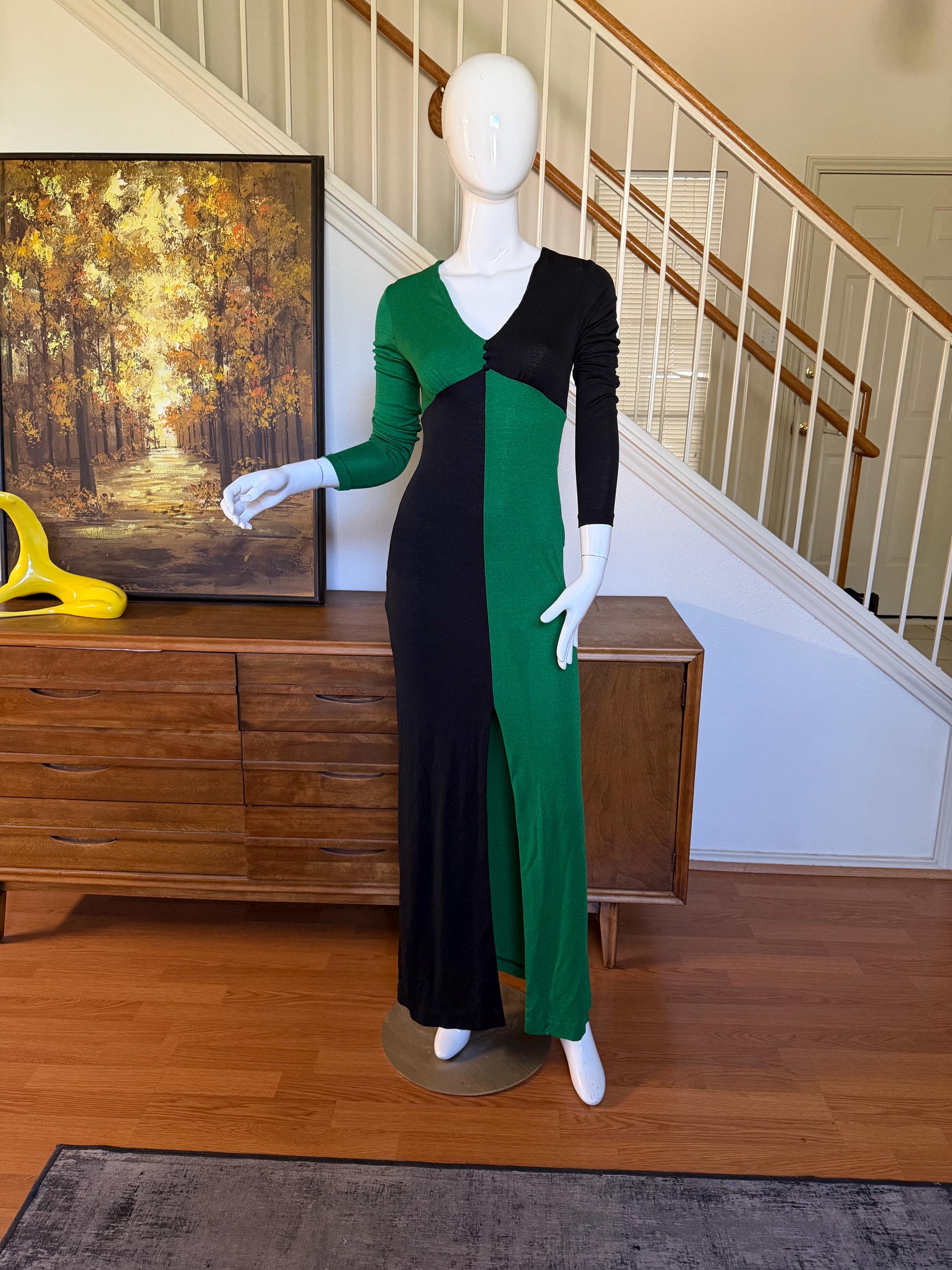 1960s Color Block Dress - Etsy