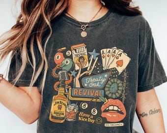 Treaty Oak Revival Shirt, Country Music Shirt, Western Cowboy Shirt, Cowgirls Shirt, Music Lover Tshirt, Western Music Tee