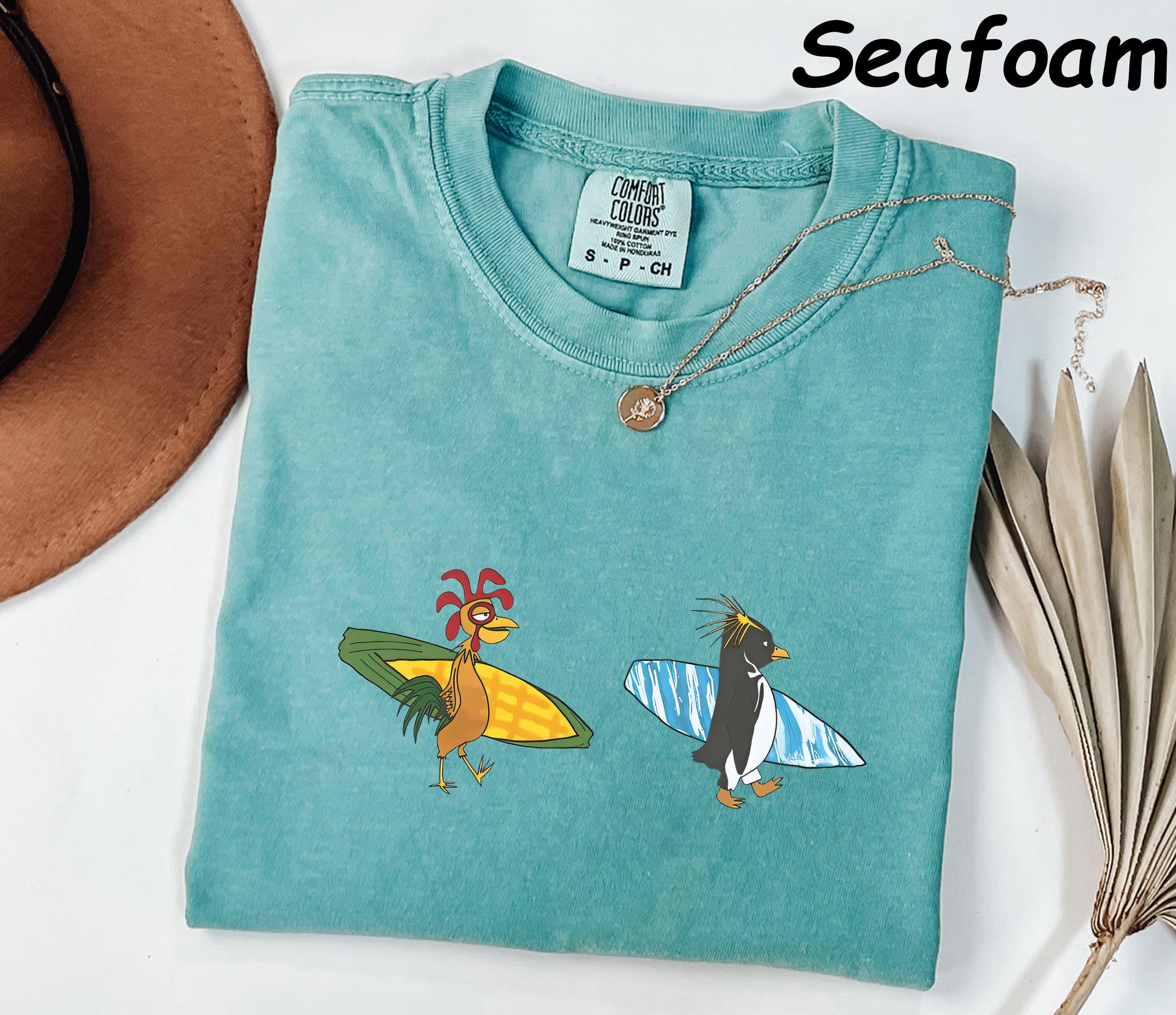 Comfort Colors® Cody Maverick And Chicken Joe Shirt, Surf’s Up T-shirt, Funny Movie Fans Tee Movie Meme Sweatshirt, Trendy Chicken Joe Top,